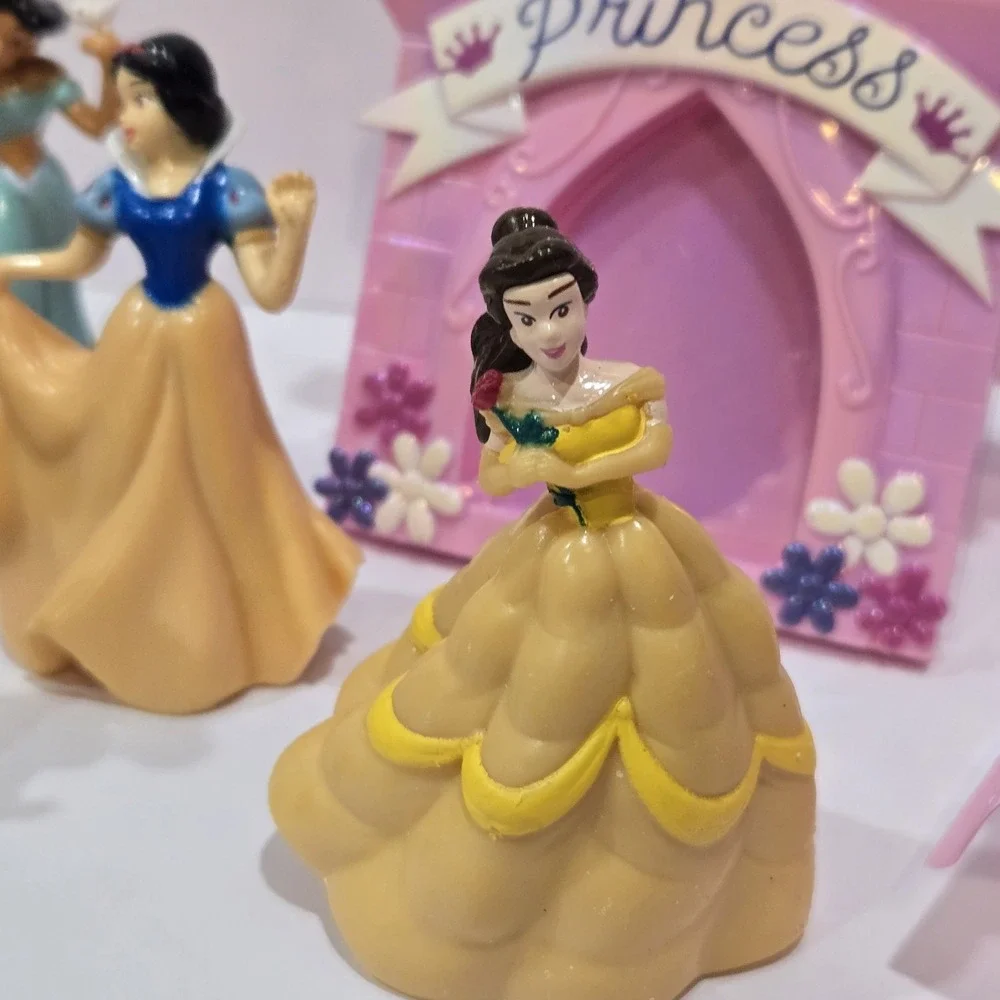Disney Princess Barbie Cake Topper Decorate Castle Birthday Decopac 28 Piece Lot